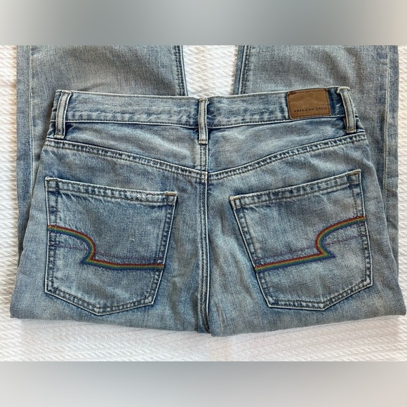 American Eagle Outfitters 90\'s‎ Boyfriend Blue Jeans-28\